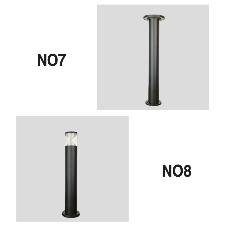 7W 10W 12W 24W Garden Outdoor Lawn Lamp 180*180mm