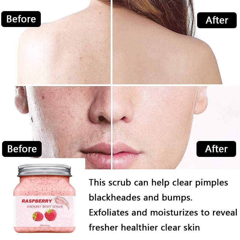 Skincare Routine Brightening Pink Salt Body Scrub For All Skin Types