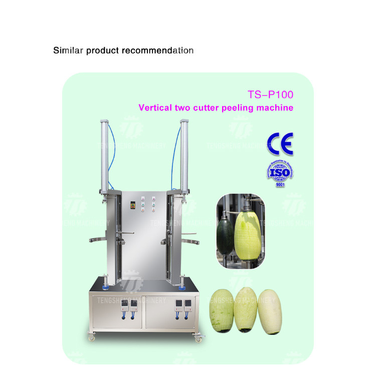 1.0KW 90KG Vertical single knife peeling machine pumpkin wax gourd peeling machine stainless steel vertical fruit