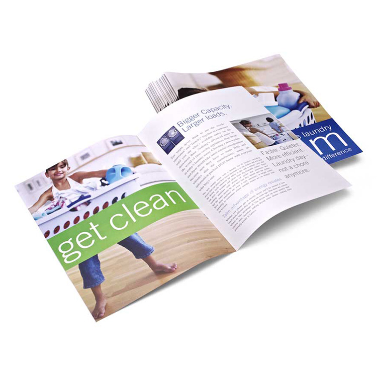 A4 Film Lamination Personal Magazine Book Printing Customized Glossy Finish