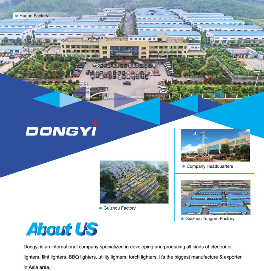 Donyi Manufactures Refillable BBQ Kitchen BBQ Lighter Cigarette with Vacuum Coating Appearance Dy-B005