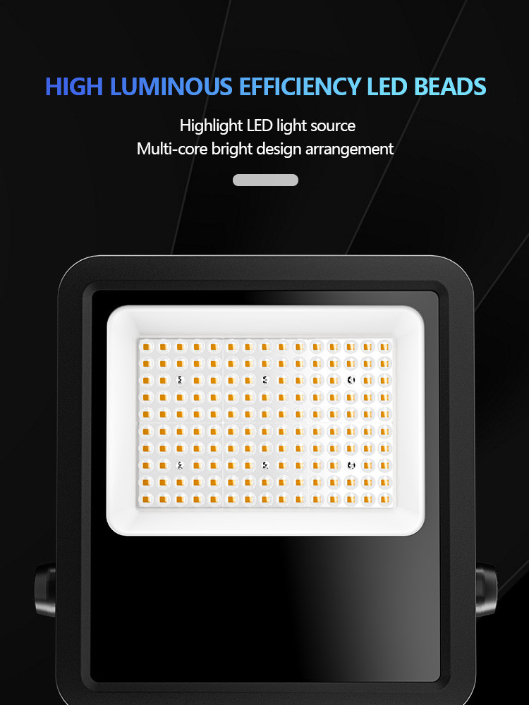 KCD 30w 50w 100w 150w 300w Projectors Security Stadium Garden Outdoor 12v SMD Smart New RGB LED Floodlight Flood Lights