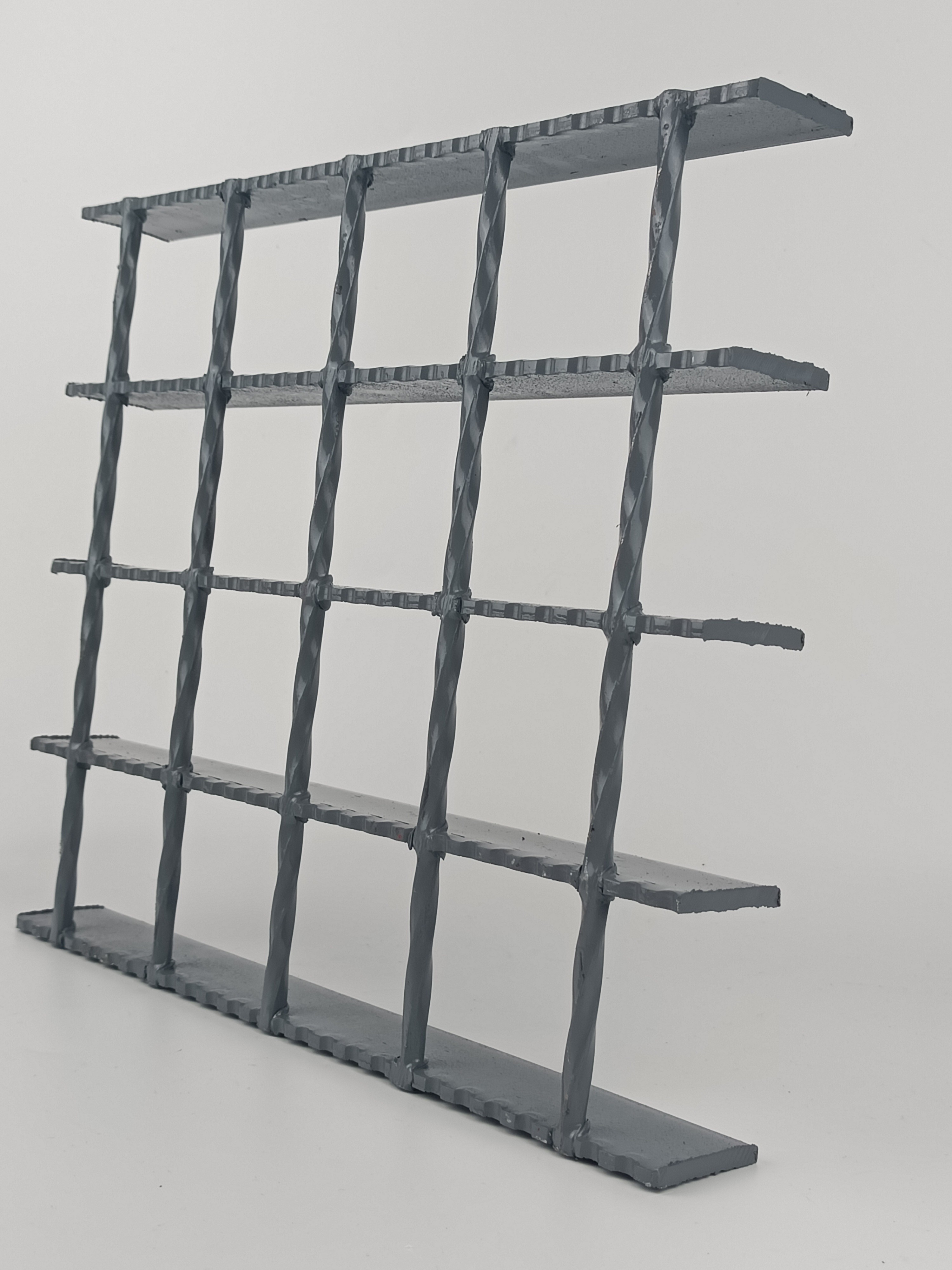 Customizable Construction Sites serrated steel bar grating Resistant Corrosion