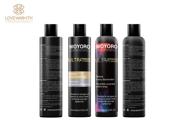 Customized Size Shampoo And Conditioner Cancel Out Yellow Tones For Repair Dyed