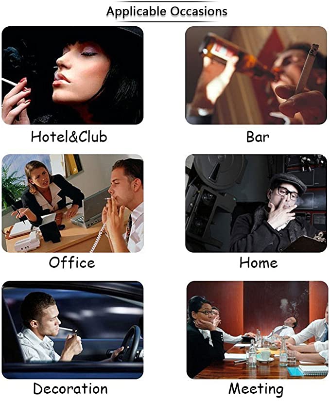 Bronze 16 Grids Vintage Metal Small Cigar Ashtray Novelty Fashion Windproof Cigarettes Ashtray
