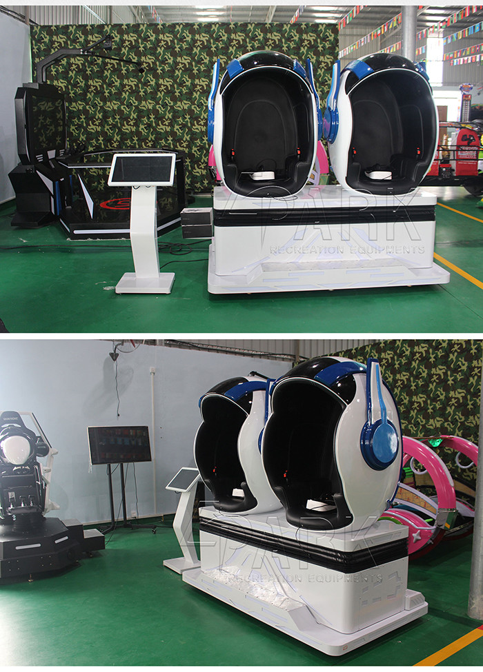 Interactive Coin Operated 9d VR Egg Chair Dynamic Motion Seat Virtual Reality