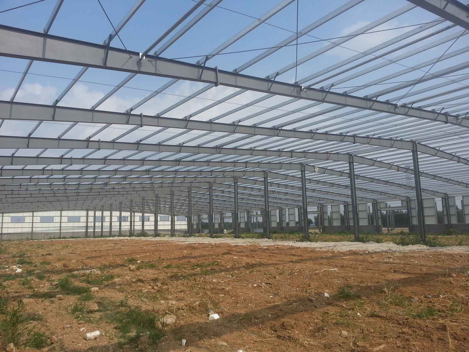 Prefabricated Large Span Steel Structure Construction Metal Workshop Building