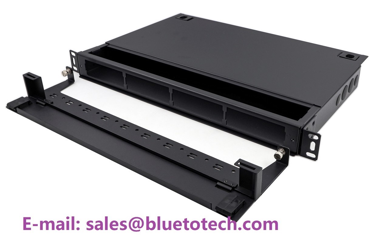 19" 1U ODF MPO MTP Fiber Optic Terminal Box Rack Mount