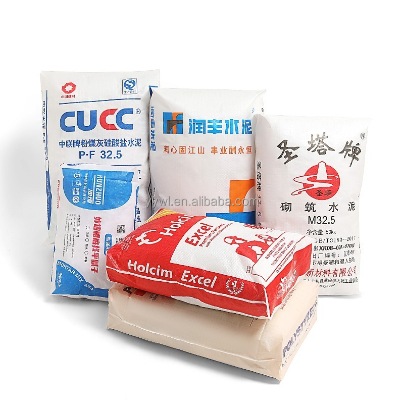 Self-closing Valve Woven Bag Empty Cement Bag PP Valve Bag 20 KG 25 KG 40 KG 50 KG Cement Sack
