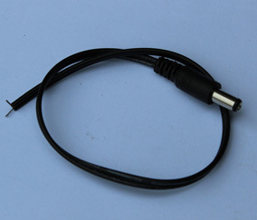5.5*2.1*10mm male plug and 5.5*2.5*10mm female plug extension cord