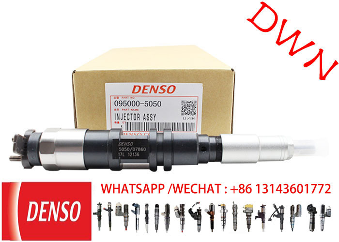 GENUINE original DENSO Fuel Injector 095000-5050 With Nozzle DLLA133P814 For JOHN DEERE6081 RE507860