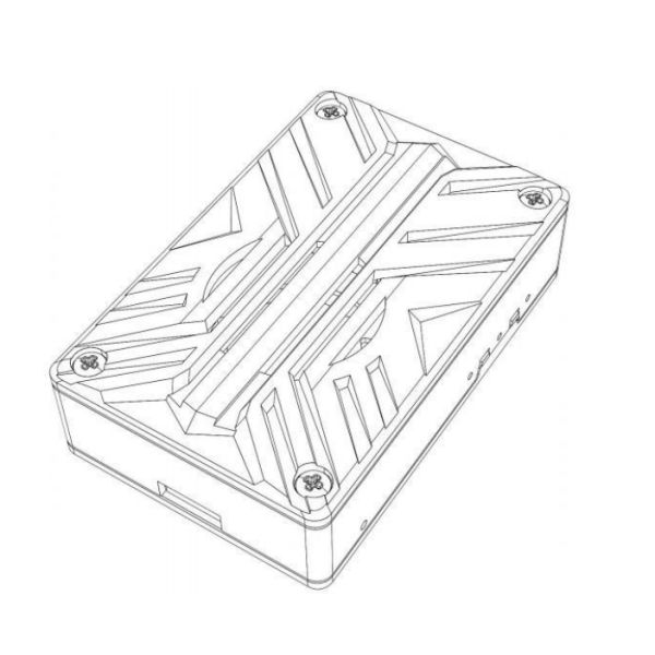 7W 5.8G VTX FPV Video Transmitter front view