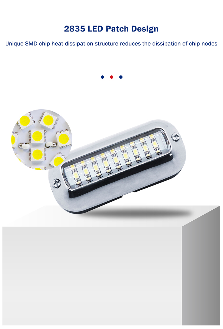 IP68 Ocean Led Underwater Lights LED Marine Lights Boat Transom Lights