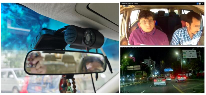 2K Dashcam Cat Black Box DSM All-In-One Terminal Suitable For Bus Coach Taxi Truck