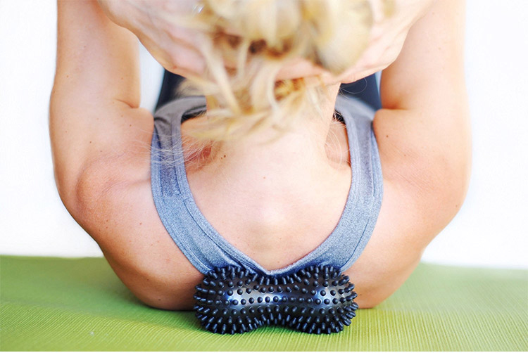 5 Inch Thorn Double Lacrosse Peanut Massage Ball Relieve Fatigue