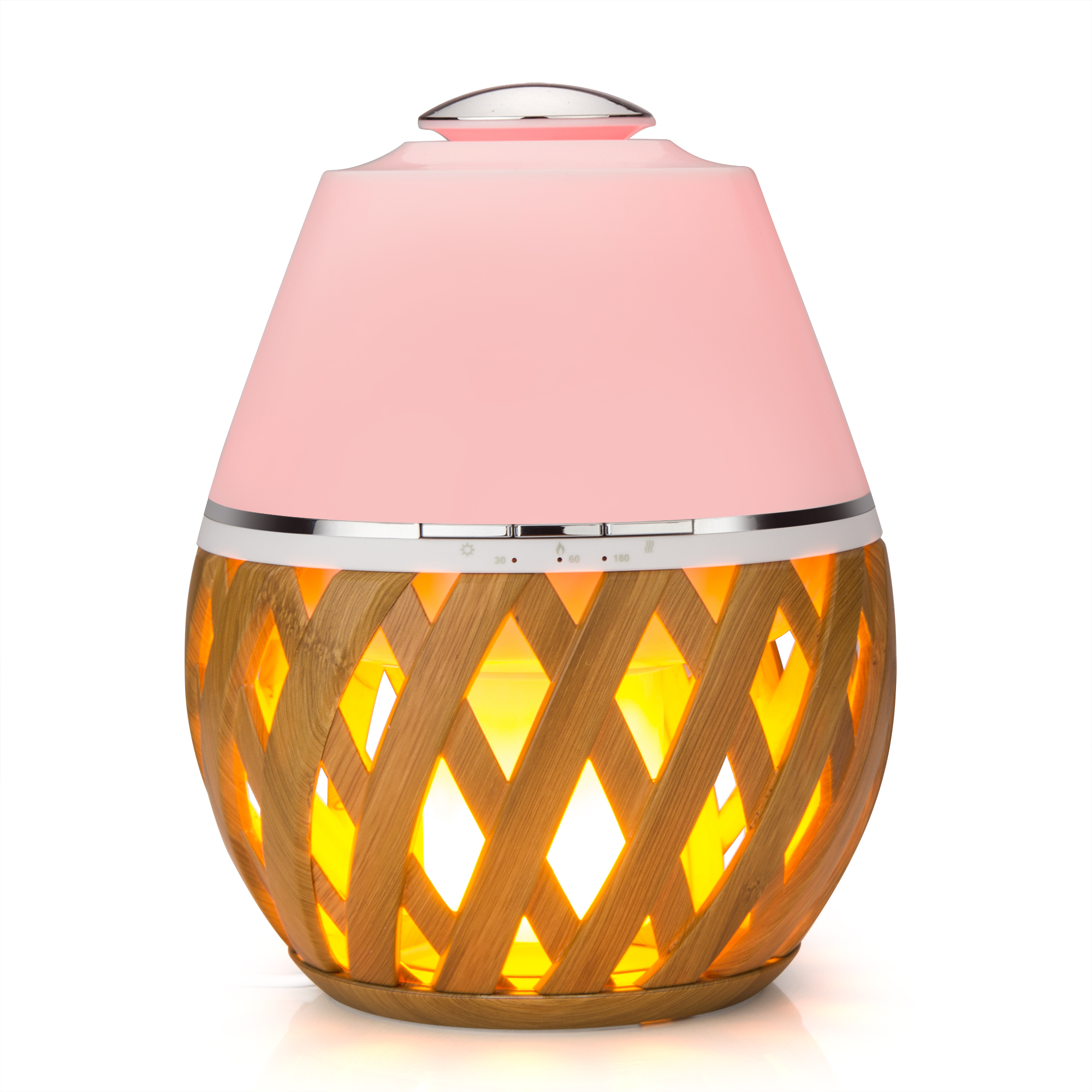 Bamboo Ultrasonic 24V 150ml Wood Grain Aromatherapy Diffuser