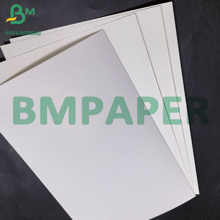 300g+15g PE Matte One Side Coated Food Packing Paper White Cardboard