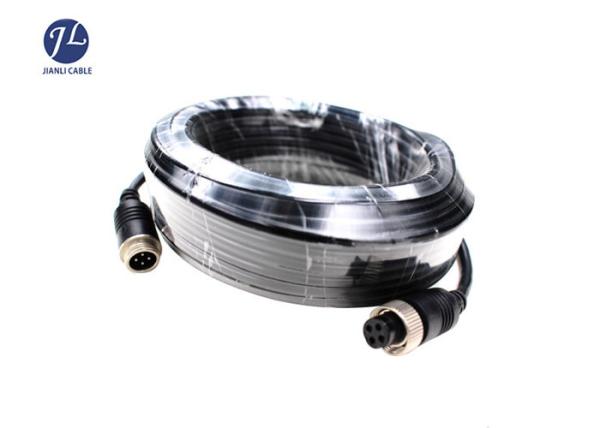 Rear View Camera Cable Of 4 Pin Female Connector Aviation Plug Extension Cord