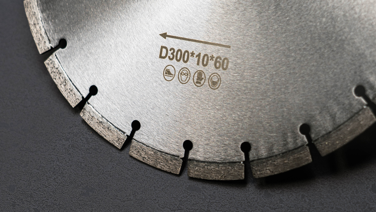 Silver Professional 12inch Diamond Circular Saw Blade For Calcium Silicate Cutting Disc