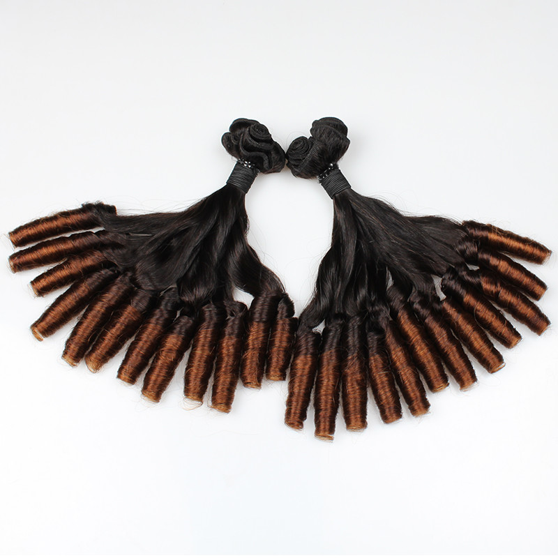 Ombre Color Human Hair Materail And Hair Extension Type Virgin Indian Hair Wave
