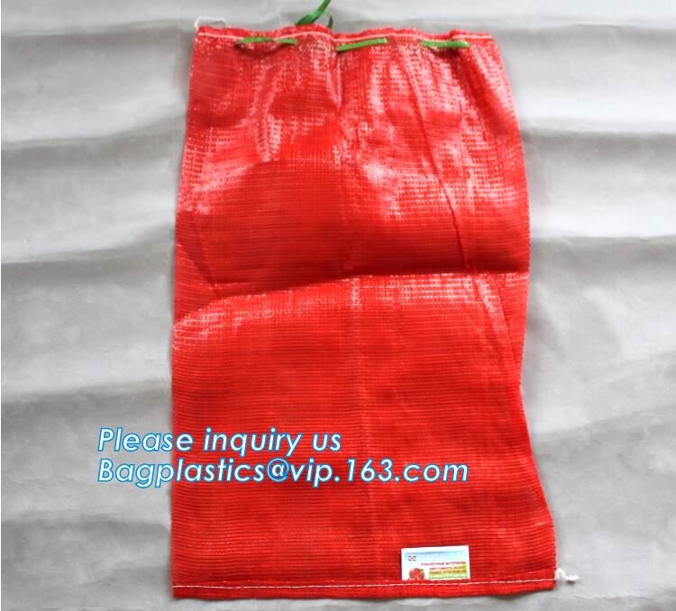 Reusable Solid Shopping Bag String Grocery Bag Shopper Cotton Tote Mesh Net Woven Portable Durable Shopping, BAGEASE