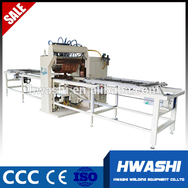 HwashiAutomatic Wire Mesh Spot  Welding Machine with Wire Loading Lopper 