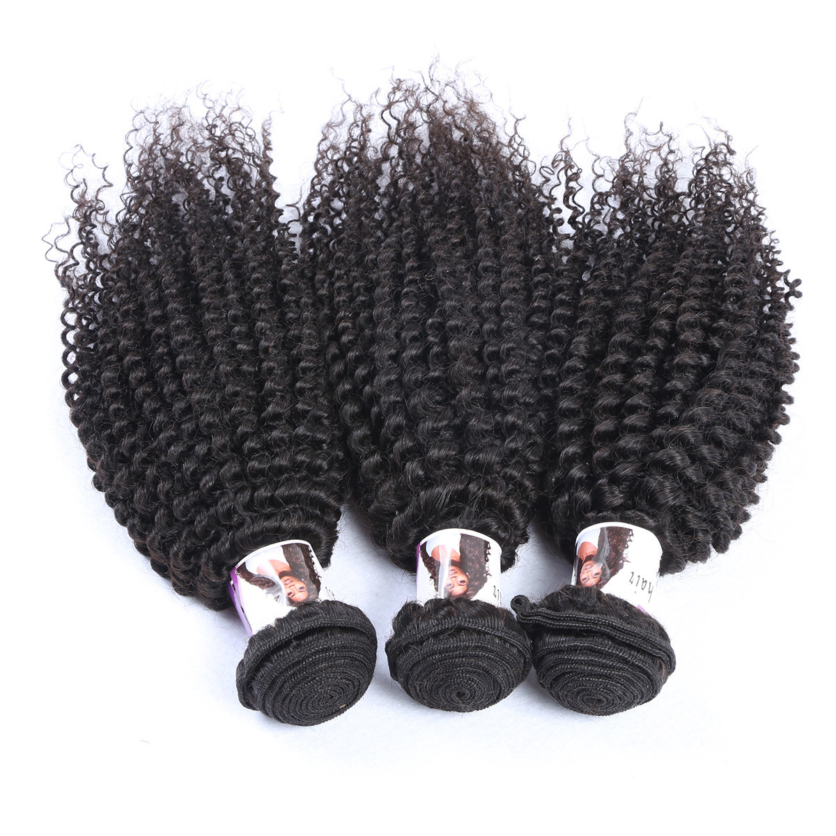 8-36 Inches Tangle Free Wholesale ,Kinky Curl Peerless Remy Peruvian Virgin Hair Weft