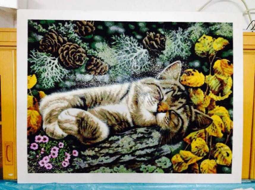 Diamond Painting Flower Icon Diamond Embroidery Household Decoration Fabric Resin Craft