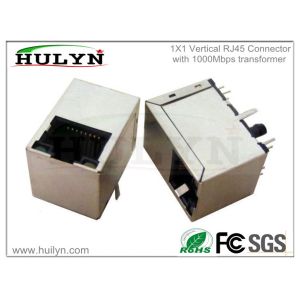  RJ45 with transformer RJ45 JACK Gigabit Vertical Manufactures