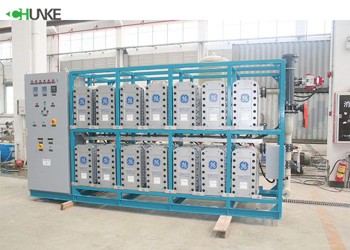 SUS304 / 316L Double RO Water Treatment System + EDI + Pasteurization Pharmaceutical Industry