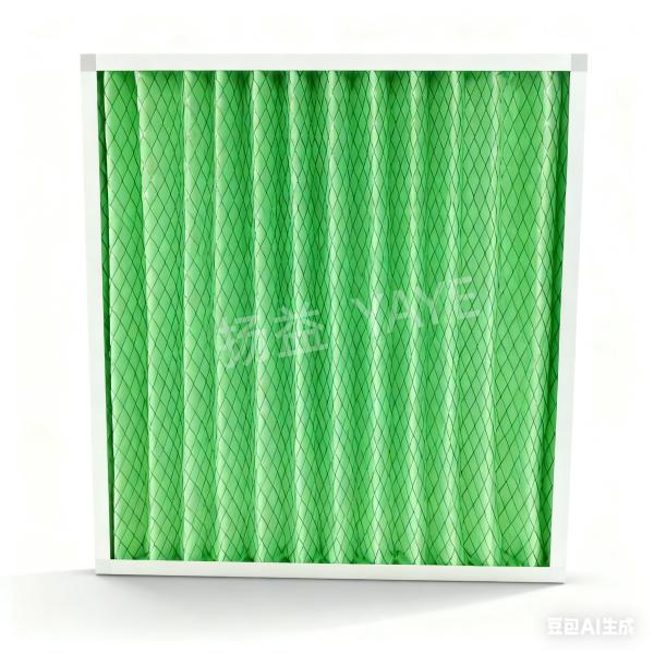 Quality Primary Efficiency Pleated Industrial Air Filter G1 G2 G3 G4 Efficiency (With Aluminum Alloy Frame) for sale