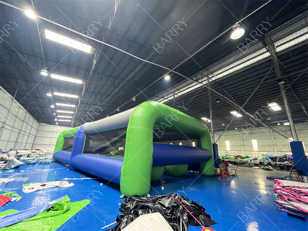 Outdoor Sport Game 5-Kilometers Barrier Inflatable 5k Run Obstacle Course Big Balls For Commercial Event 