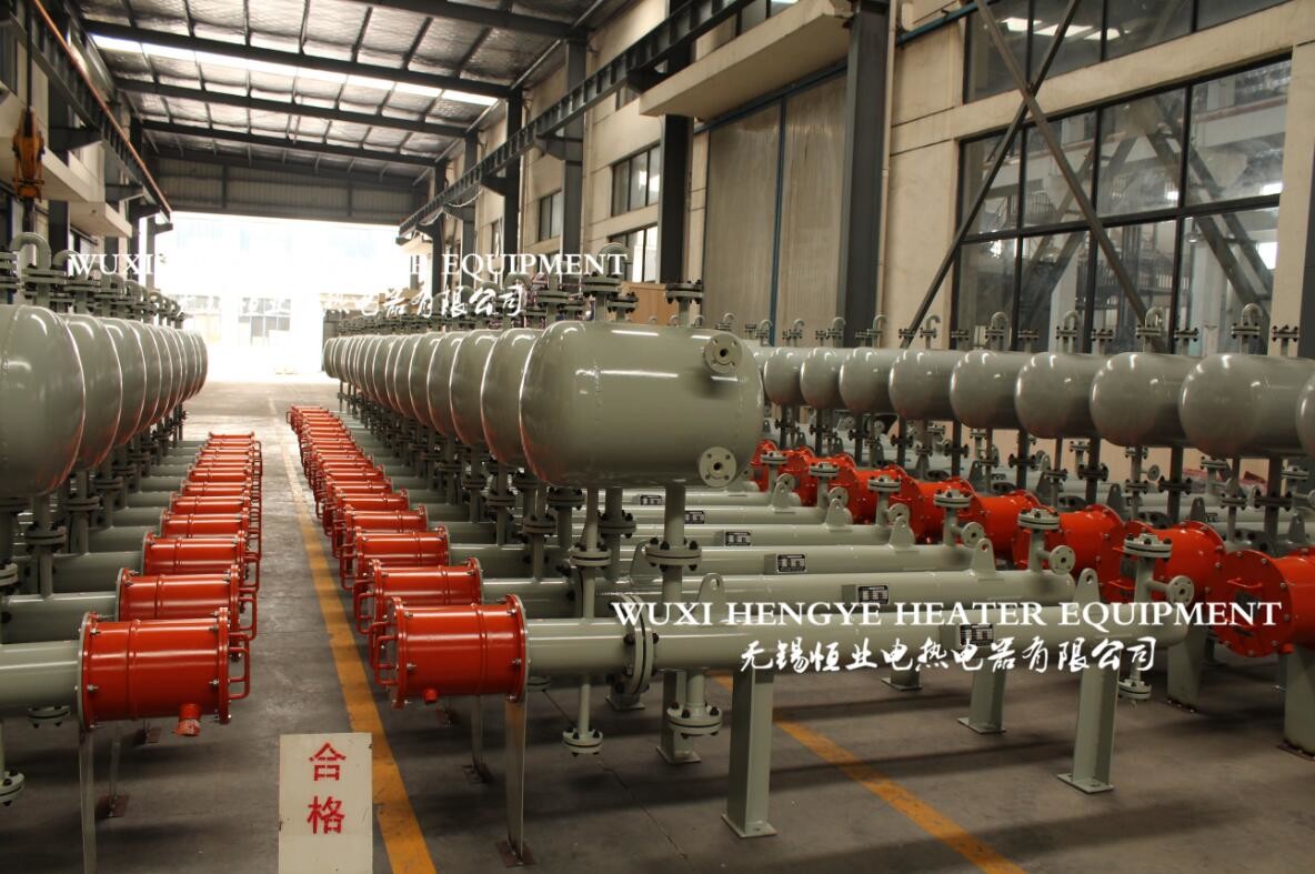 Horizontal Structure Thermal Oil Heater , Fluid Type Industrial Sized Heaters