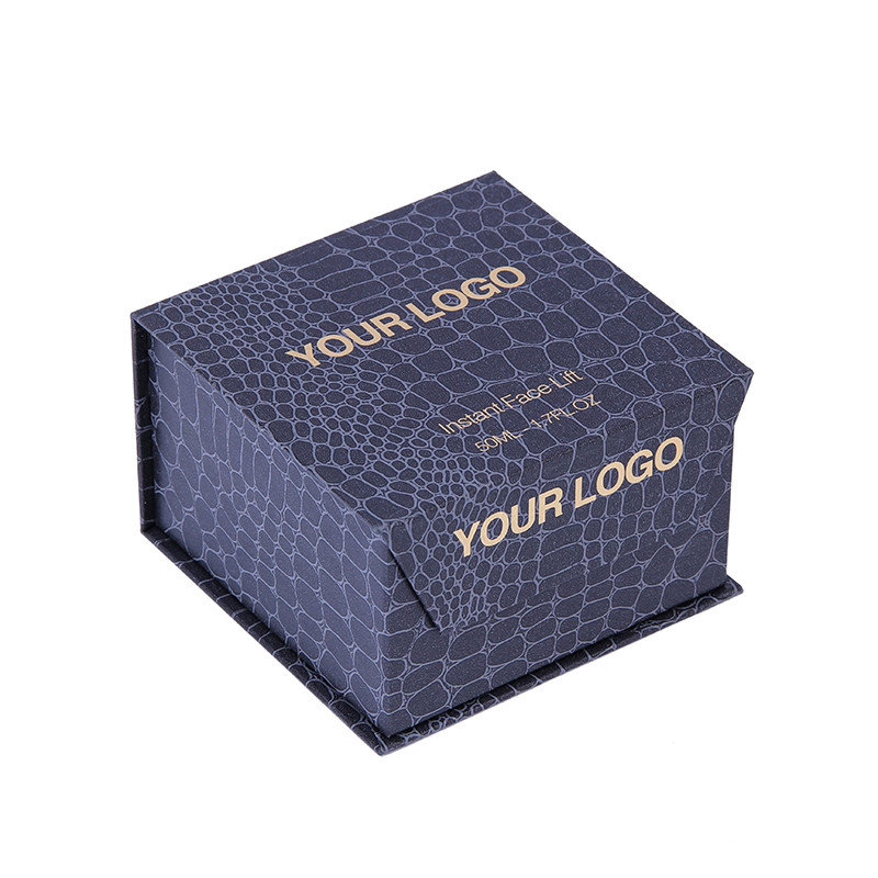 Kraft Gloss Magnetic Box Packaging Matte Cream Jar Embossing Square Makeup Box