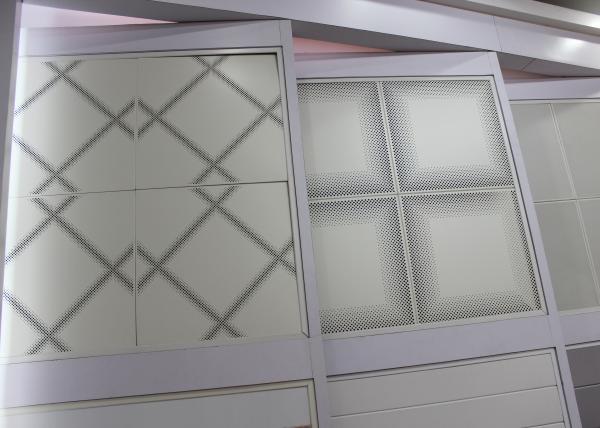 Suspended Acoustic Ceiling Tiles , Perforation Electrolytically Galvanized Sheet