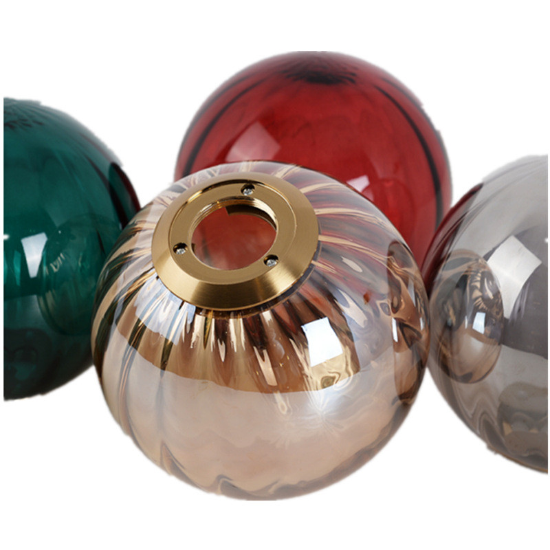 15CM Colorful Decorative Kid Room Glass Nordic Pendant Light