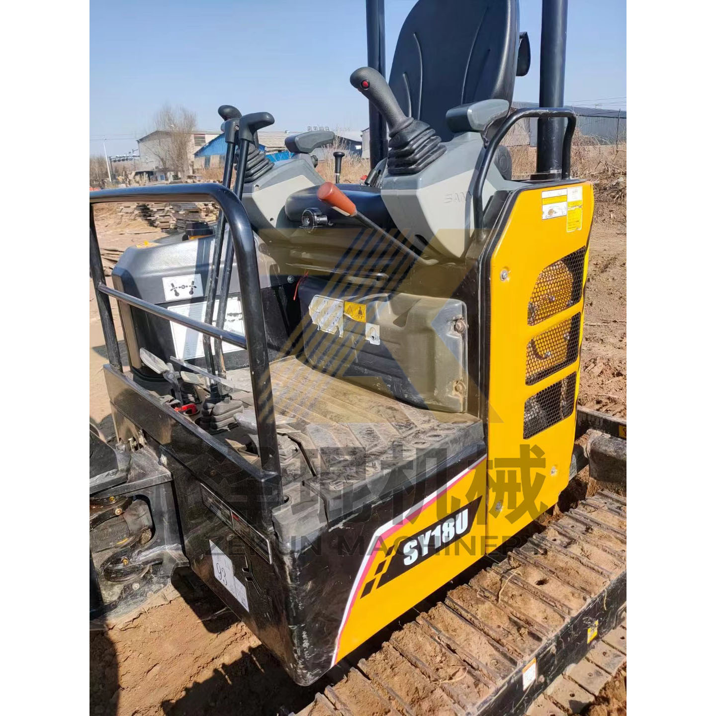 Good Condition SANY SY18 1.8 Ton Mini Excavator with Other Hydraulic Cylinder