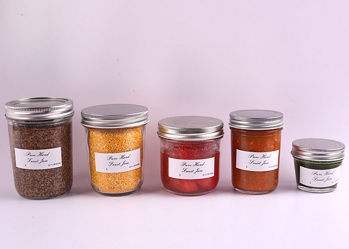 Household Empty Glass Jars / Miniature Glass Bottles SGS Certification