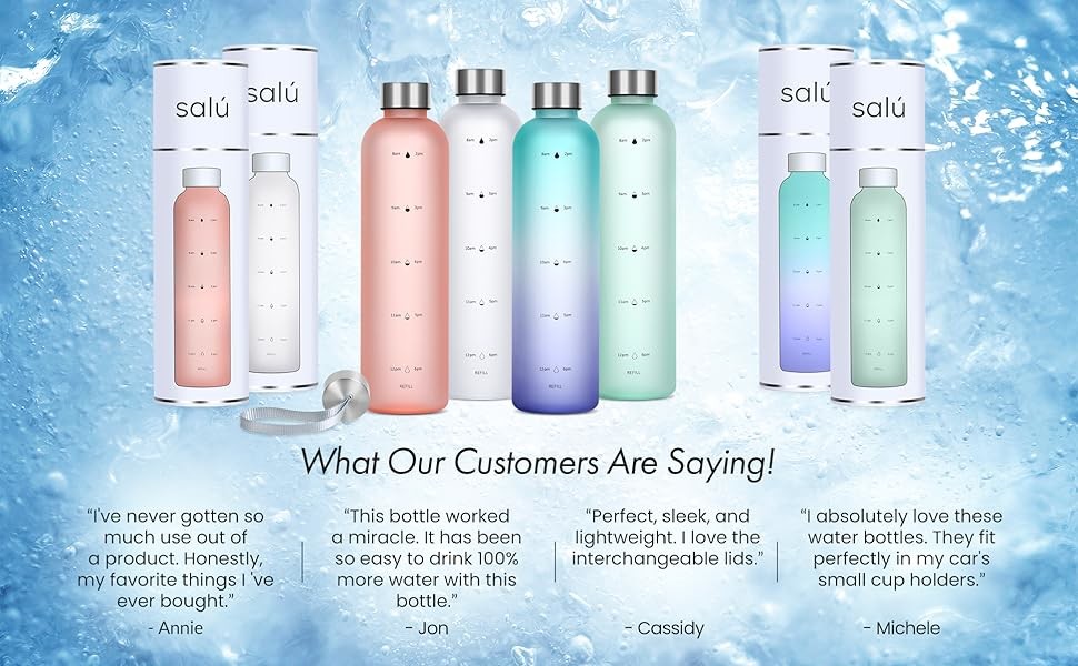 Stylish Gradient Outdoor Large Capacity Sports Frosted Plastic Water Bottle 1 Litre 1000ml Drink Bottle Bpa Free Safe With Copper Lid