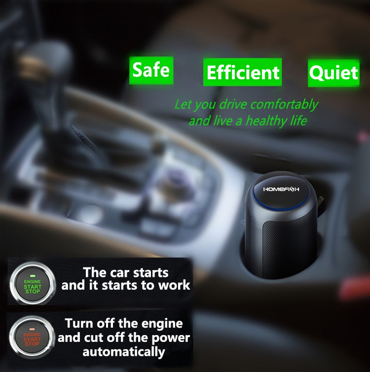 Homefish H11 HEPA Auto Air Purifier Aroma Diffuser 25*10*13cm