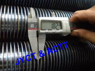 SA213 T22 Spiral Carbon Steel Fin Tube With U Bend For Marine Boiler / Economizer