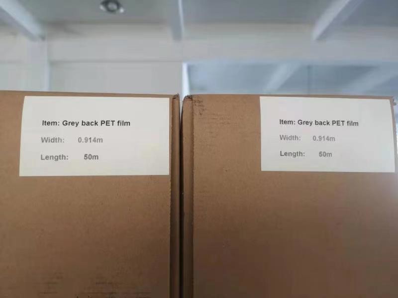 Satin Gray Back PET Banner 330gsm/420gsm/450gsm For Ecosolvent Printing For Roll Up Displays