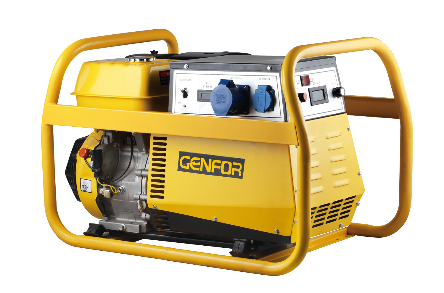 Single Cylinder Open Type Diesel Engine Generator 12KW Max Power Highly Durable