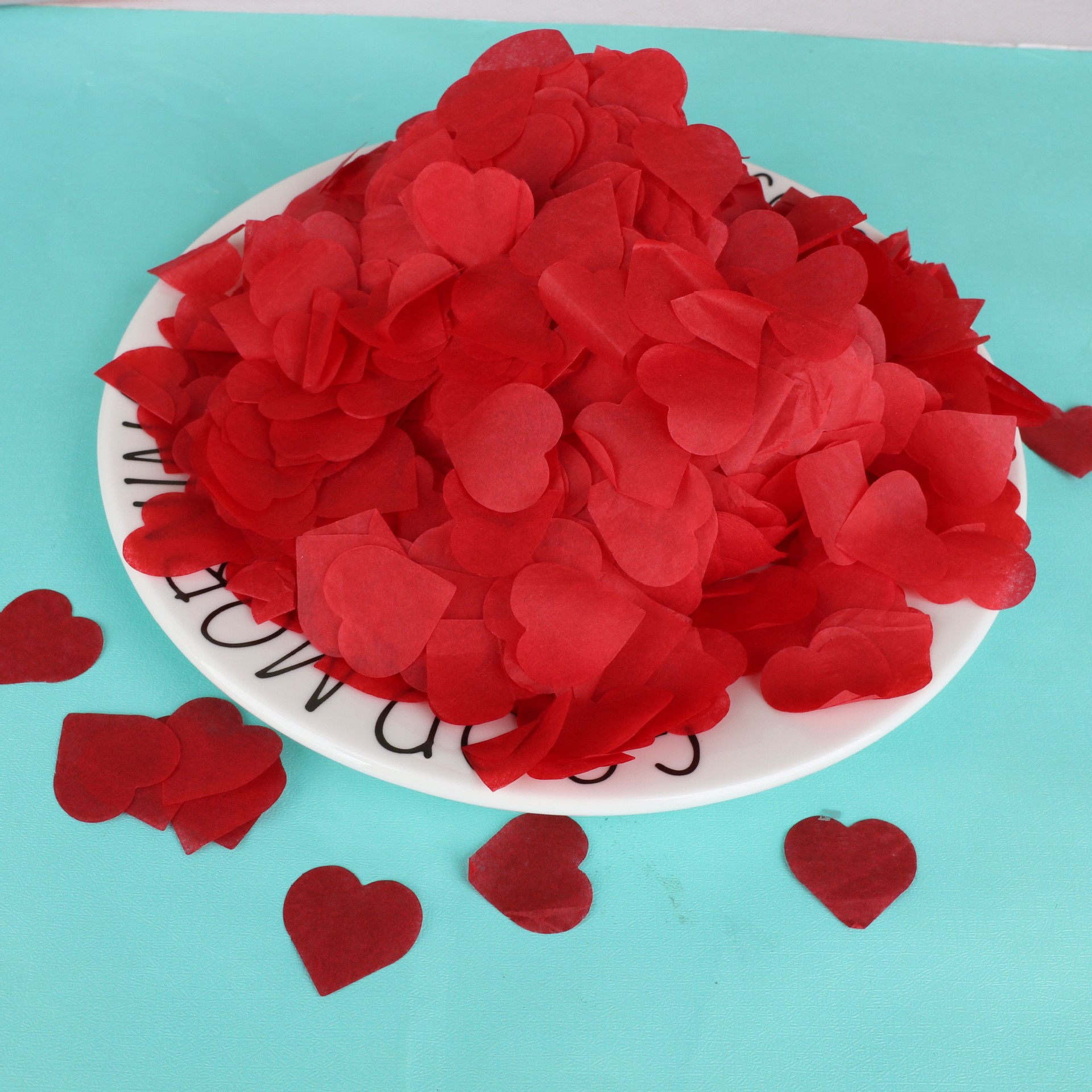 All Saints' Day Hallowmas Door Hanging Theme Holiday Party Supplies Decorating Props Heart Tissue Paper Confetti Party