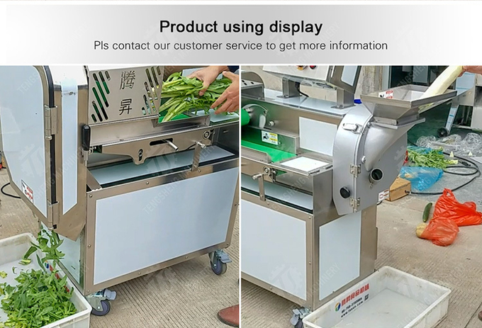 Double-head vegetable cutting machine conveyor belt can be removed Ginger Potato Carrot radish Taro Sweet potato Yam corn Saiko persimmon Leafy