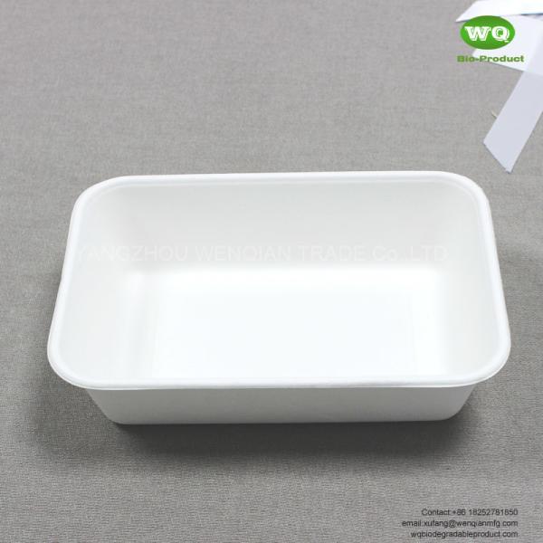 disposable Sugarcane Bagasse Potato tray Biodegradable Disposable Tray, Food