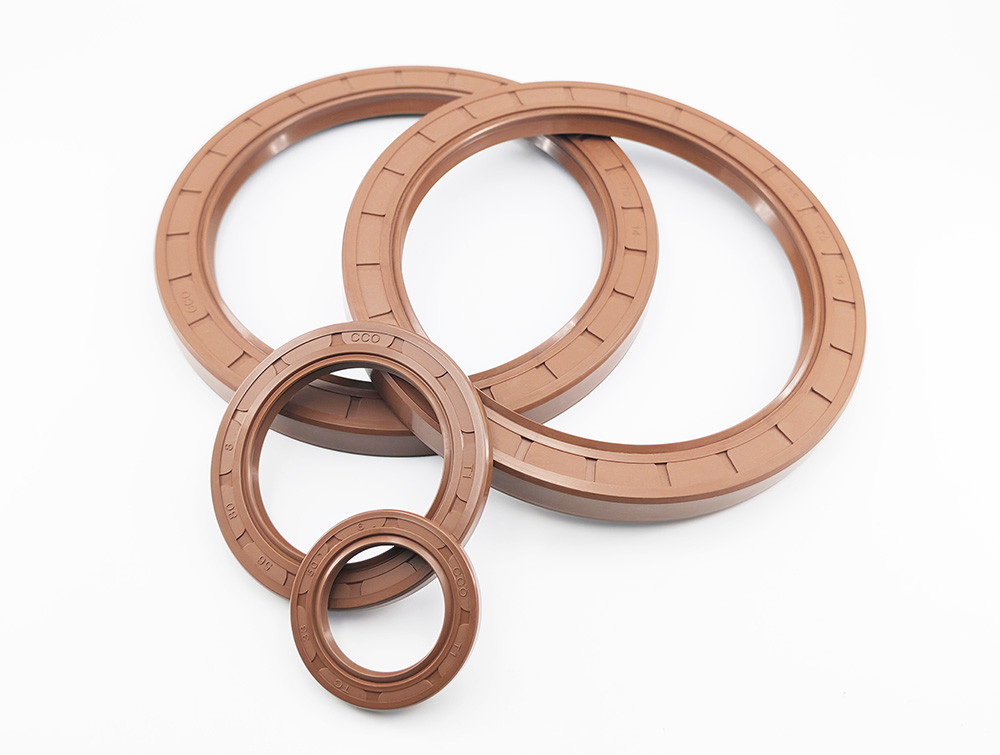 Customized Pump Oil Seal Mechanical Double Lip Rubber Oil Seal Brown Sealer