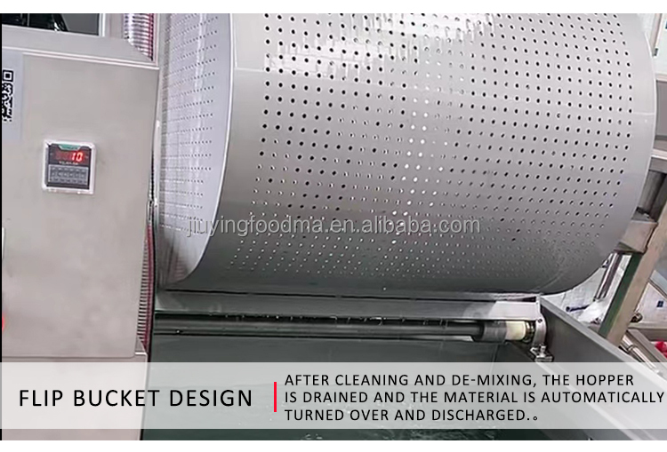 Jiuying 250L Single tank fruit and vegetable cleaning machine with full 304 stainless steel body