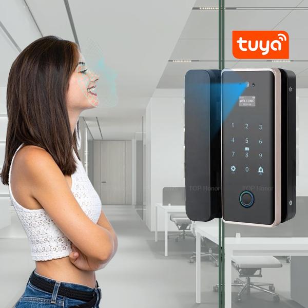 Digital Automatic Face Recognition Door Lock Tuya Fingerprint Password IC Card