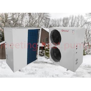 China Side Blowing 21kw Heat Pump Pool Water Heater， Air Source Heating System Constant Temperature 38 Degrees on sale